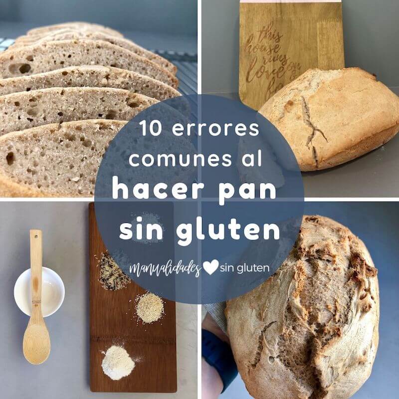 10 errores comunes al hacer pan sin gluten