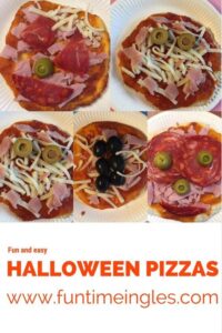 pizza Halloween sin gluten
