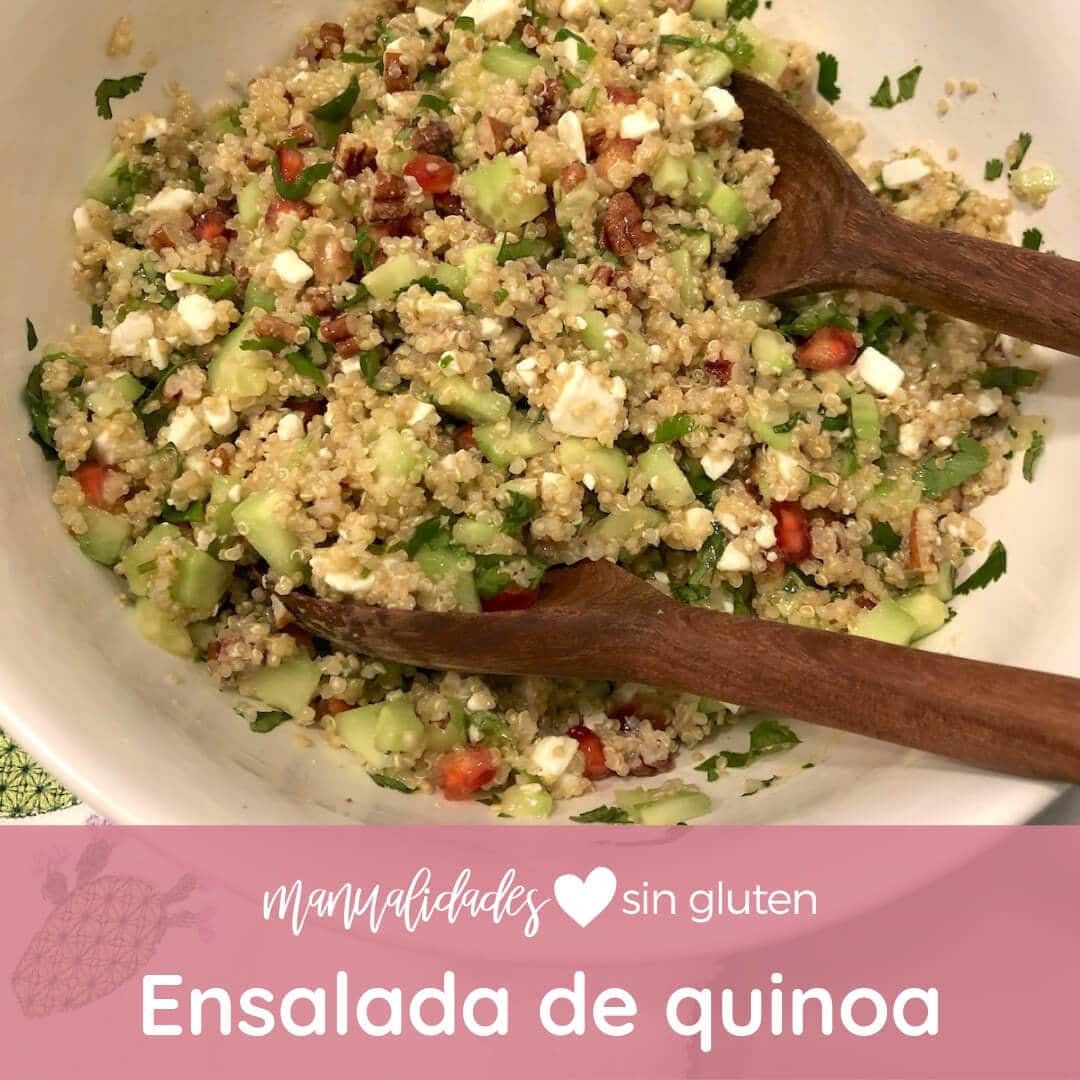 Ensalada de quinoa sin gluten