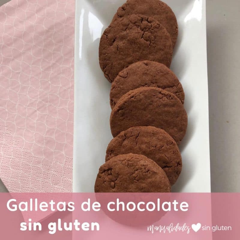 Galletas de chocolate sin gluten