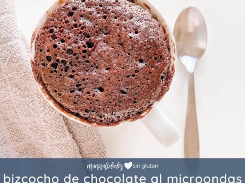sorpresa Mediana once Bizcocho de chocolate al microondas | Naturalmente Adri