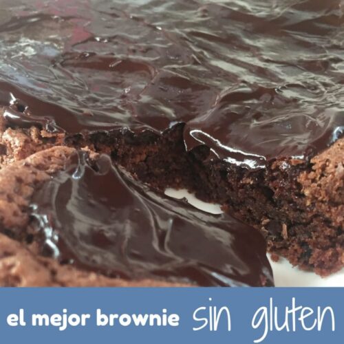 Brownie sin gluten Naturalmente Adri