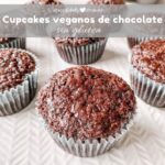 cupcakes veganos de chocolate