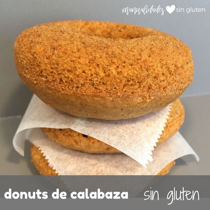 donuts de calabaza sin gluten