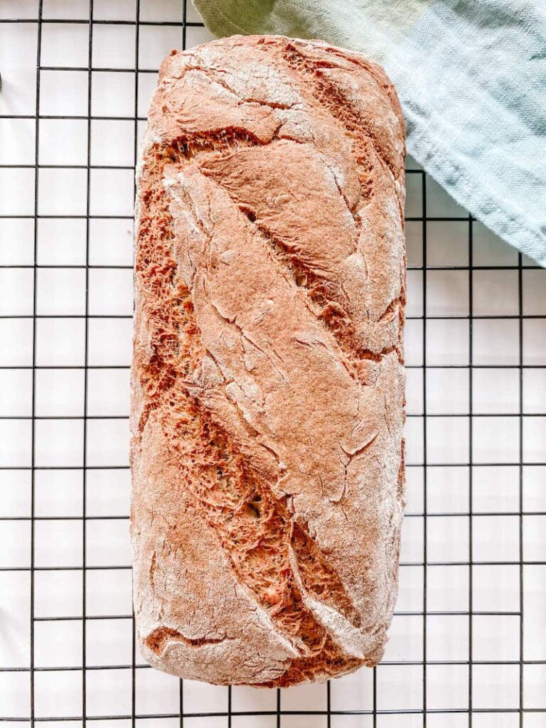 pan de trigo sarraceno hecho con harina