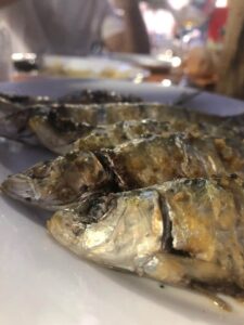 sardinas a la brasa sin gluten