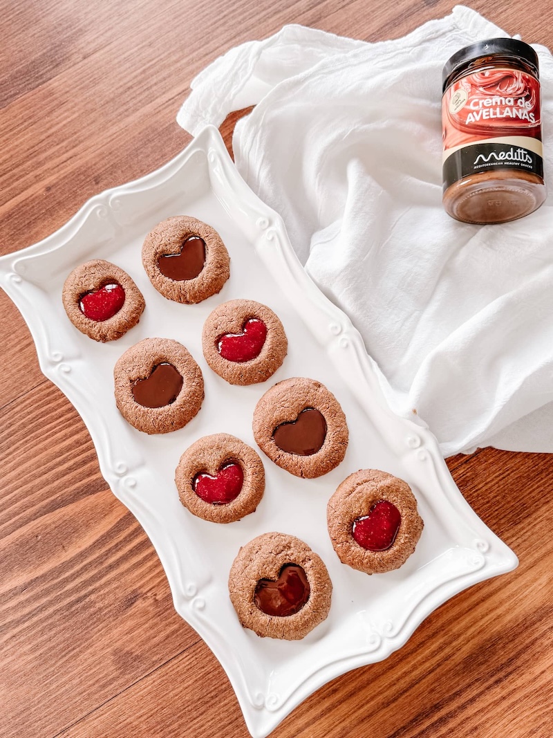 galletas de crema de avellana