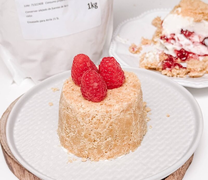 Cheesecake invertida sin gluten