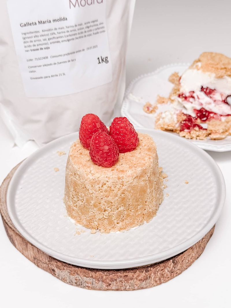 Cheesecake invertida sin gluten