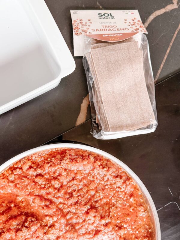 receta lasaña sin gluten